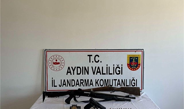 Nazilli'de jandarmadan silah operasyonu