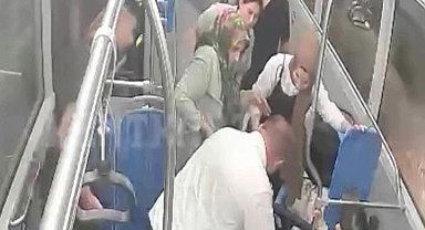 Nefes alamayan çocuğu otobüs şoförü hayata döndürdü