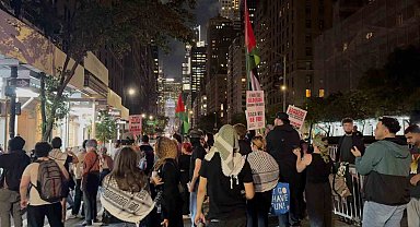 Netanyahu'ya BM konuşması öncesi New York'ta protesto