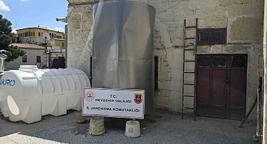 Nevşehir'de 8 bin litre sahte içki ele geçirildi
