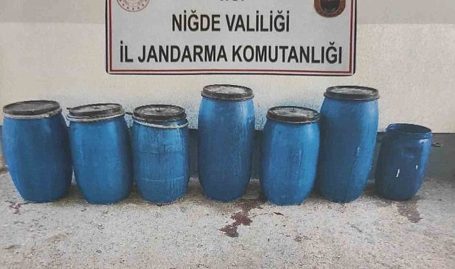 Niğde'de 920 litre sahte şarap ele geçirildi