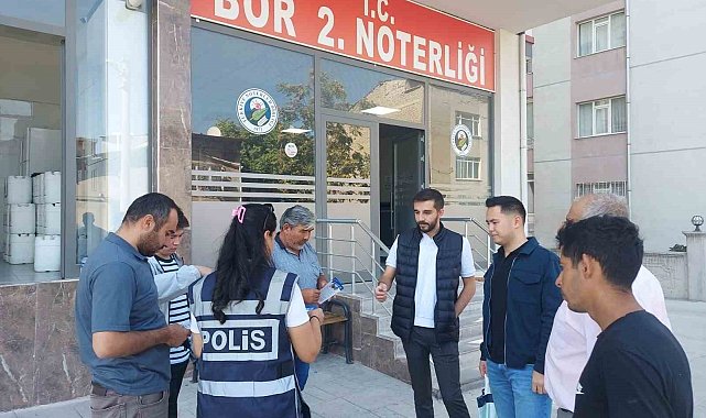 Niğde'de hırsızlık ve dolandırıcılığa karşı bilgilendirme çalışması yapıldı