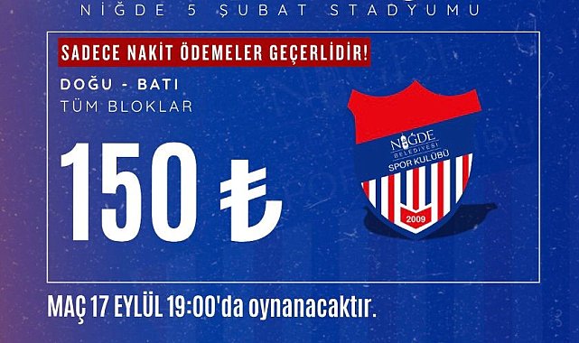 Niğde'de Ziraat Türkiye Kupası heyecanı