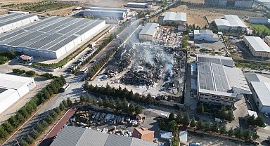 Niğde'deki fabrika yangını 10 saatlik çalışma ile söndürüldü