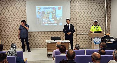 Okul servis şoförlerine 'Güvenli Taşımacılık Eğitimi' verildi