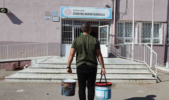 Okullara son 5 yılda 547 bin litre boya desteği