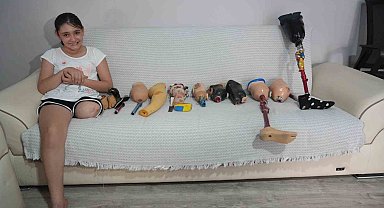 Okulların açılmasına günler kala 12 yaşındaki Özge'ye dar gelen protez bacak engeli