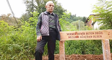 Ölümden sonra doğaya saygı: "Mezarım mermerden değil ağaçtan olsun"