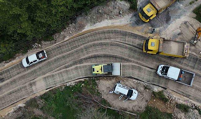 Ordu Büyükşehir, il genelinde asfalt yol çalışmalarını sürdürüyor
