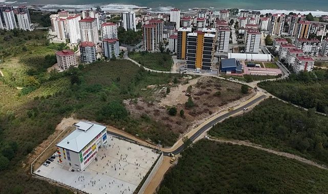 Ordu Fatsa'da eğitim yolu asfaltla güçlendi