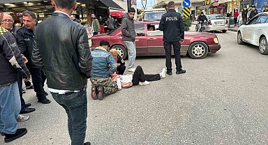 Ordu'da aracın çarptığı bisikletli çocuk yaralandı: Kaza anı kamerada