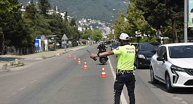 Ordu'da bir haftada 15 binden fazla araç ve sürücüsü denetlendi
