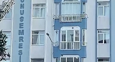 Ordu'da membran tadilatı sonrası çatı yangını