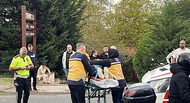 Ordu'da otomobil ile motosiklet çarpıştı: 1 yaralı