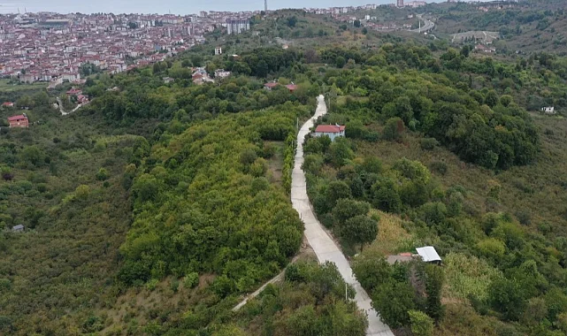 Ordu'da Döşemedibi-Bayramca yolu betonla güçleniyor