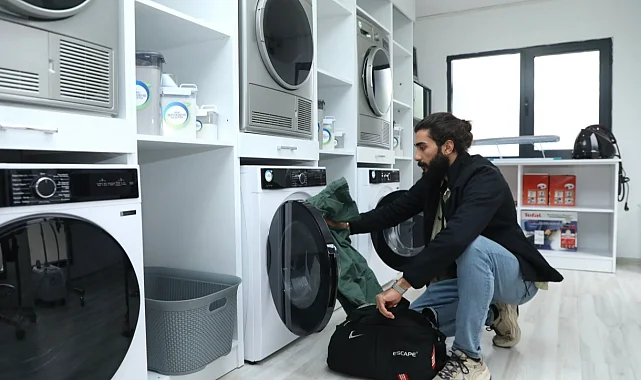Ordu'da öğrencilere ücretsiz çamaşırhane hizmeti