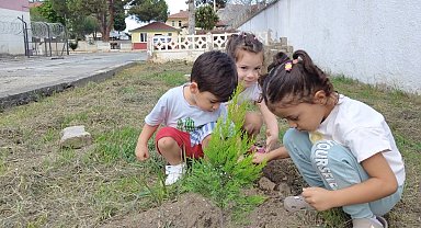 Ordulu miniklerden fidan dikim etkinliği