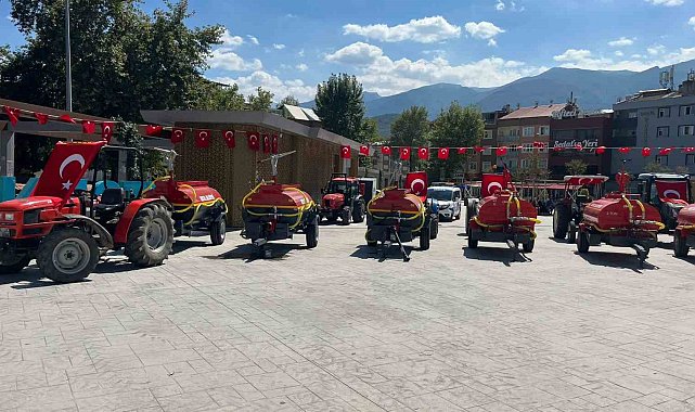 Orman köylerine, itfaiye teçhizatlı su tankerlerine kavuştu