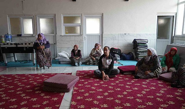 Orman yangıları sebebiyle tahliye edilen vatandaşlar Kur'an kurslarına yerleştirildi