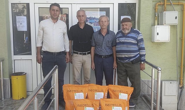 Osmaneli'nde çiftçilere kanola tohumu desteği