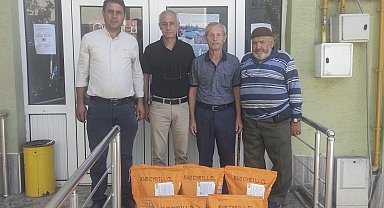 Osmaneli'nde çiftçilere kanola tohumu desteği