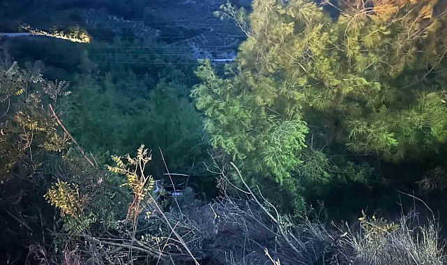 Osmaniye'de otomobil uçuruma yuvarlandı: 3 yaralı