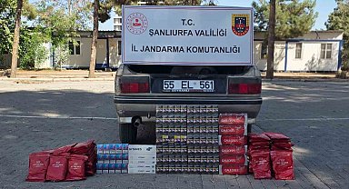 Otomobilden kaçak sigara çıktı