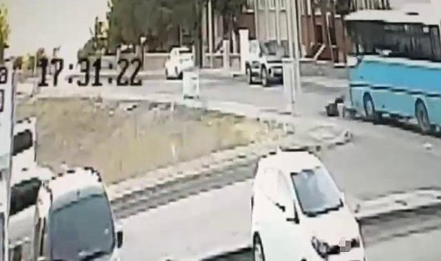 Özel halk otobüsünün çarptığı bisikletli çocuk ağır yaralandı