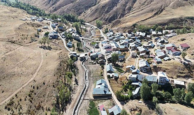 Pamuktaş köyündeki taşkın kontrol inşaatında sona gelindi