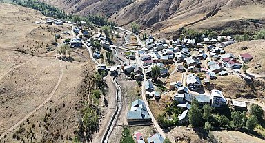 Pamuktaş köyündeki taşkın kontrol inşaatında sona gelindi