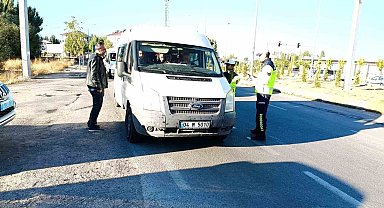Patnos'ta taşımalı eğitim servislerinde güvenlik denetimi