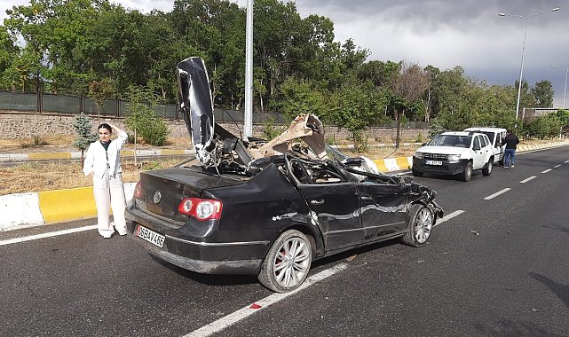 Patnos'ta trafik kazası, 1 yaralı