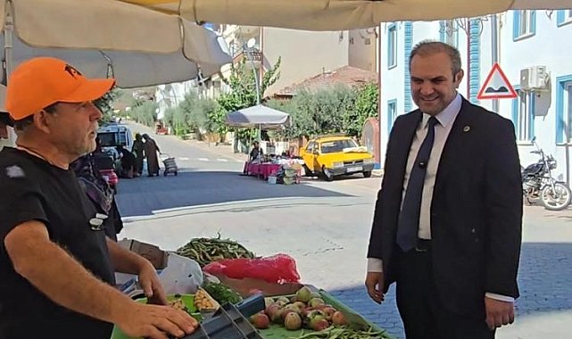 Pazar esnafıyla bir araya geldi