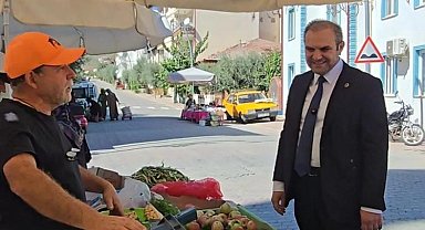 Pazar esnafıyla bir araya geldi