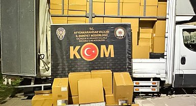 Polis 4 milyona yakın sahte bandrollü makaron ele geçirdi