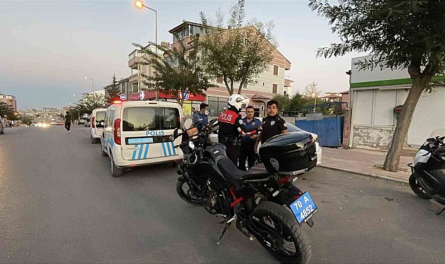Polisin 'dur' ihtarına uymayan motosikletli, kovalamaca sonucu yakalandı