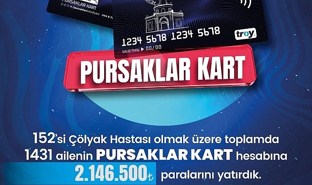 Pursaklar Belediyesi'nden ihtiyaç sahiplerine destek ödemesi