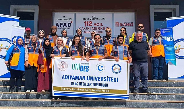 "Depreme hazırlanan genç nesiller" eğitimi başarıyla tamamlandı