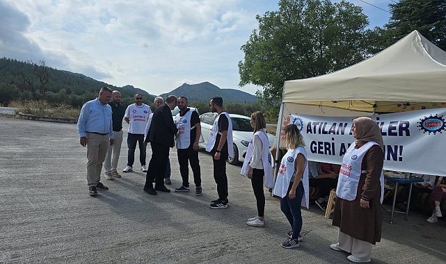 REHAU işçilerine Başkan Dilsiz'den destek