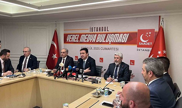 Saadet Partisi Genel Başkanı Arıkan, İstanbul'da yerel medya temsilcileriyle buluştu