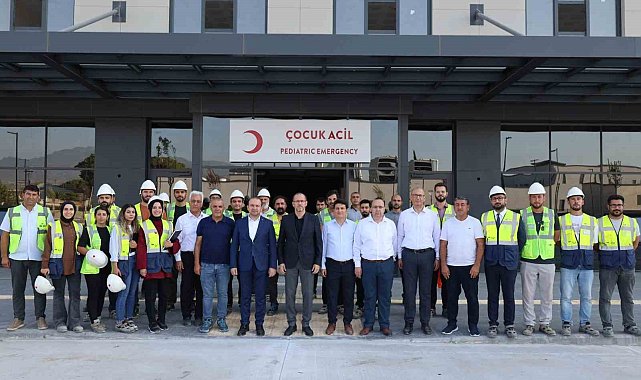 Sağlık Bakan Yardımcısı Prof. Dr. Okumuş, Aydın Şehir Hastanesi'nde incelemelerde bulundu