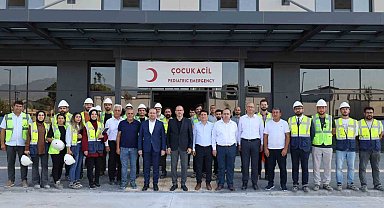 Sağlık Bakan Yardımcısı Prof. Dr. Okumuş, Aydın Şehir Hastanesi'nde incelemelerde bulundu