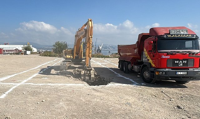 Sahile motorcu eğitim pisti geliyor, ilk kazma vuruldu