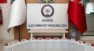 Sahte alkollü içki yapımında kullanılan binlerce litre etil alkol ele geçirildi