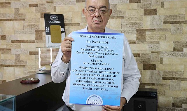 Sahte ve ayarı düşük altınlar arttı, darphane dışı ürün satışı yasaklandı