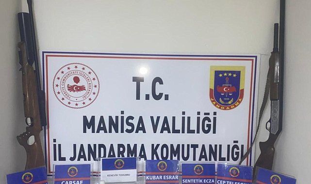 Salihli'de zehir tacirine operasyon