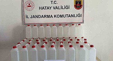Samandağ'da 200 litre etil alkol ele geçirildi