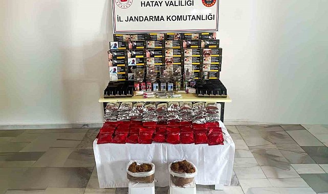 Samandağ'da kaçak tütün operasyonu
