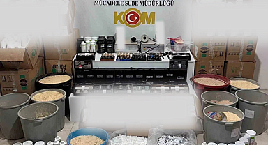 Samsun'da sahte zayıflama ve protein tozu imalatına operasyon