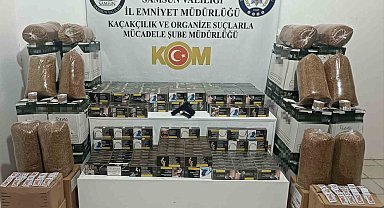 Samsun'da kaçak tütün mamulleri operasyonu
